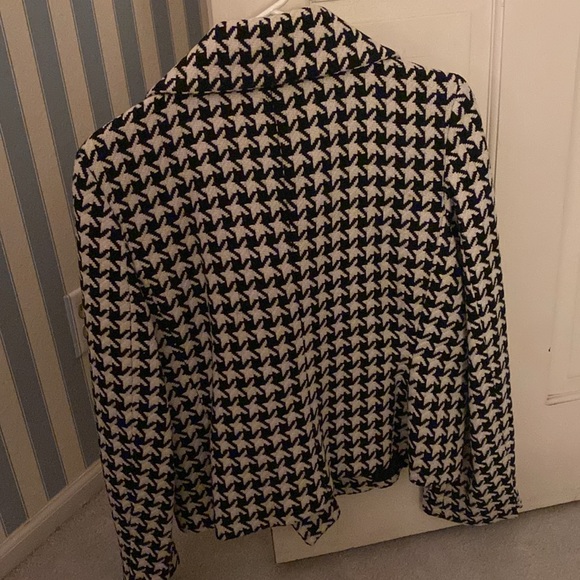 Talbots black houndstooth check jacket - Picture 2 of 3